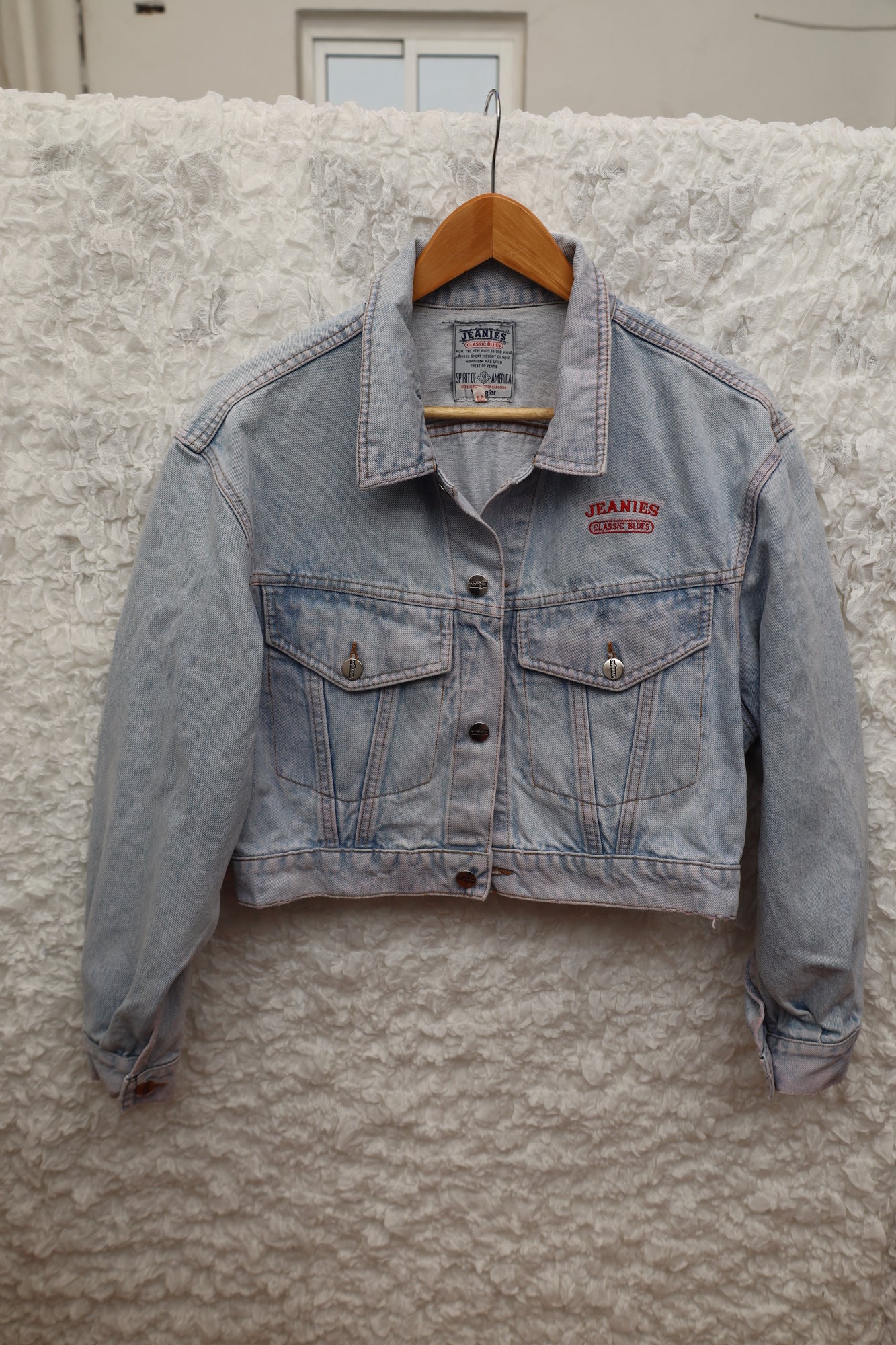 Vintage Wrangler Cropped Denim Jacket