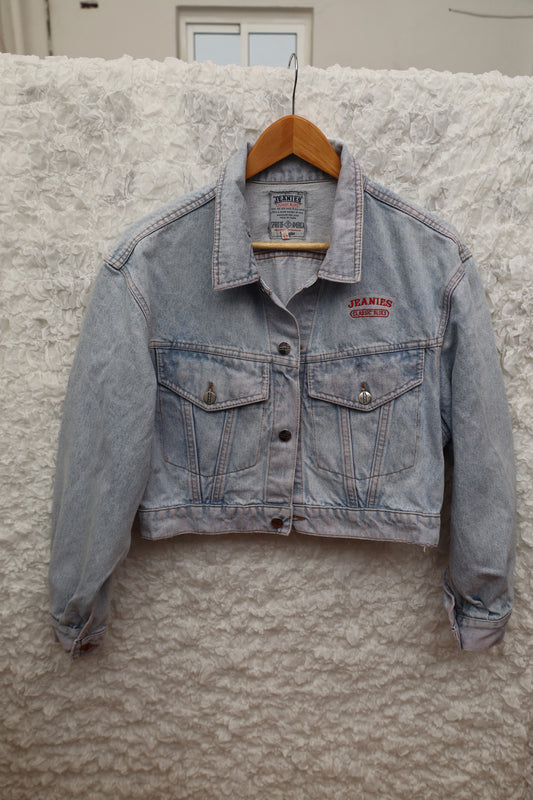 Vintage Wrangler Cropped Denim Jacket