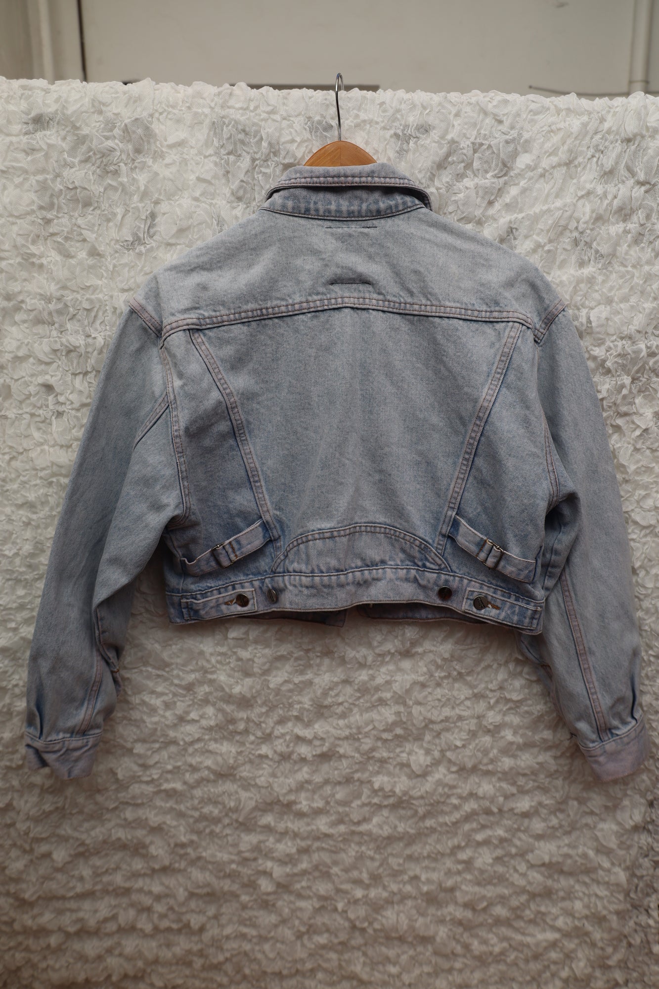 Vintage Wrangler Cropped Denim Jacket