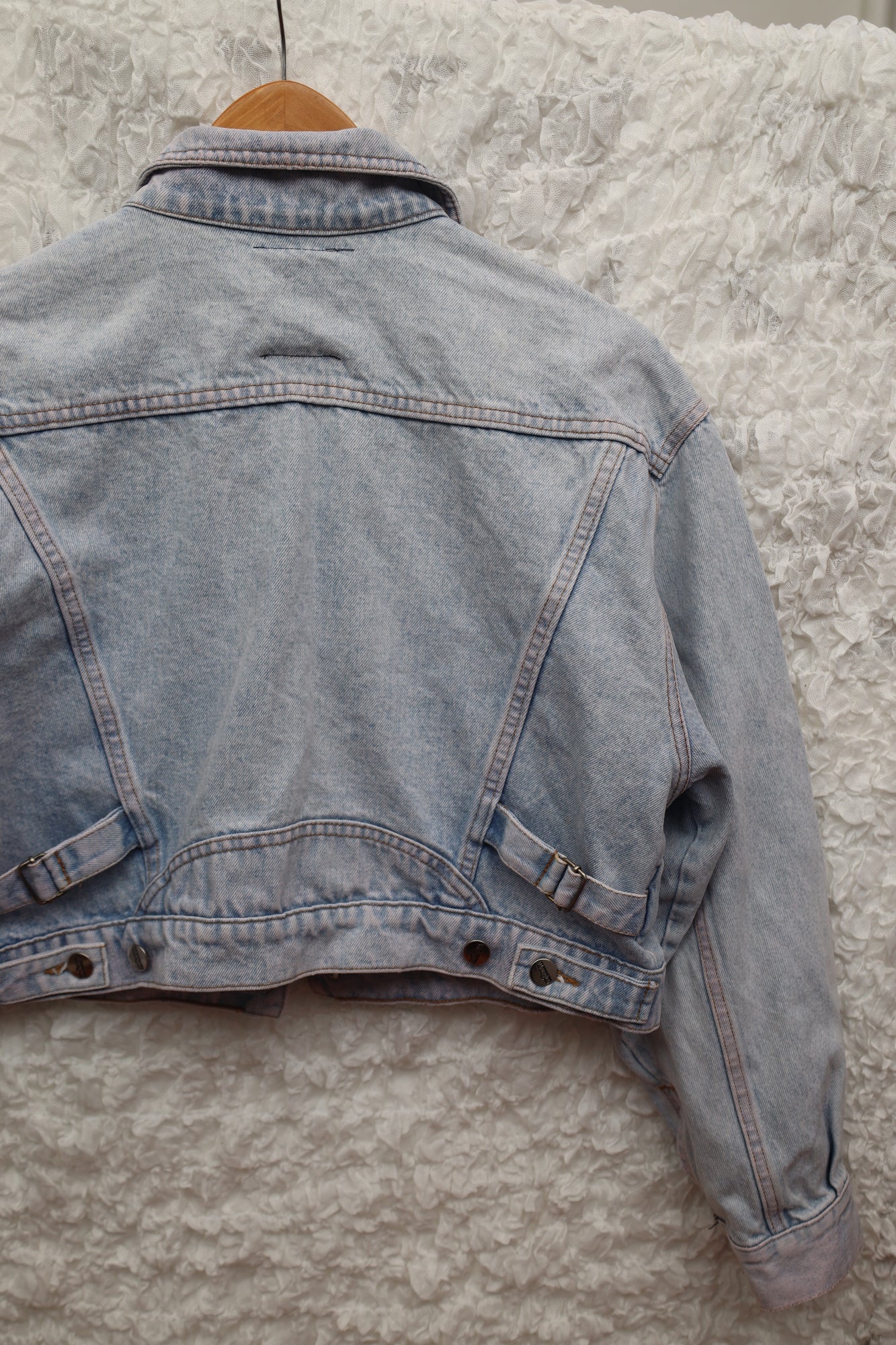 Vintage Wrangler Cropped Denim Jacket