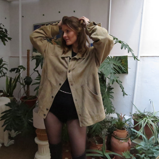Roberto Cavalli Suede Jacket – Size XXXL