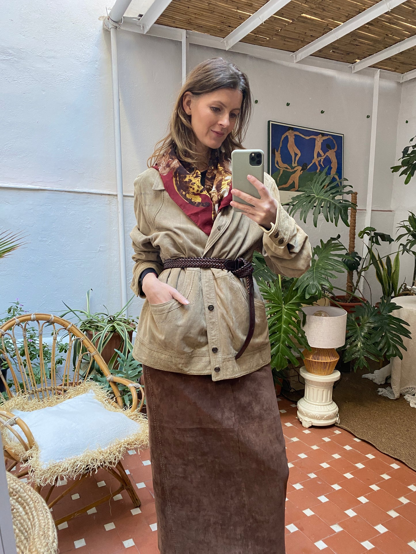 Roberto Cavalli Suede Jacket – Size XXXL