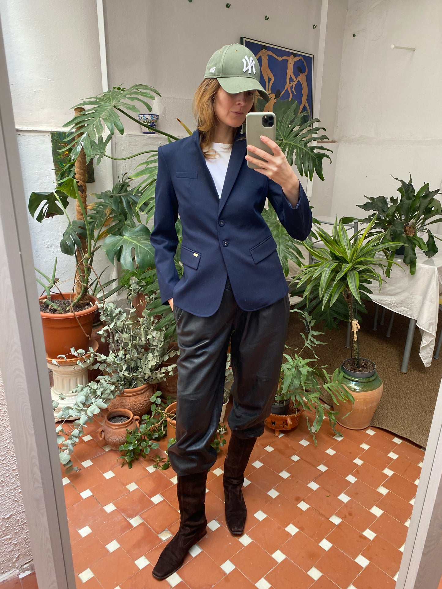Patrizia Pepe navy blazer – Made in Italy – Size IT 42