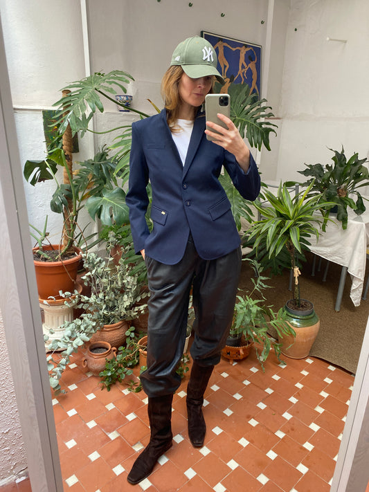 Patrizia Pepe navy blazer – Made in Italy – Size IT 42