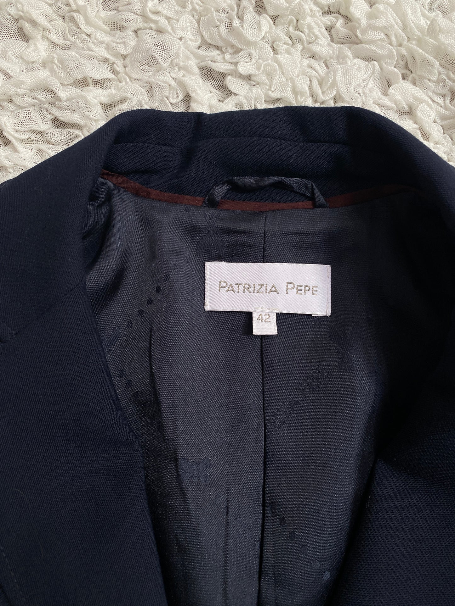 Patrizia Pepe navy blazer – Made in Italy – Size IT 42