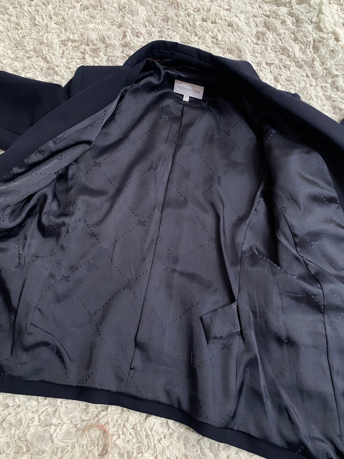 Patrizia Pepe navy blazer – Made in Italy – Size IT 42
