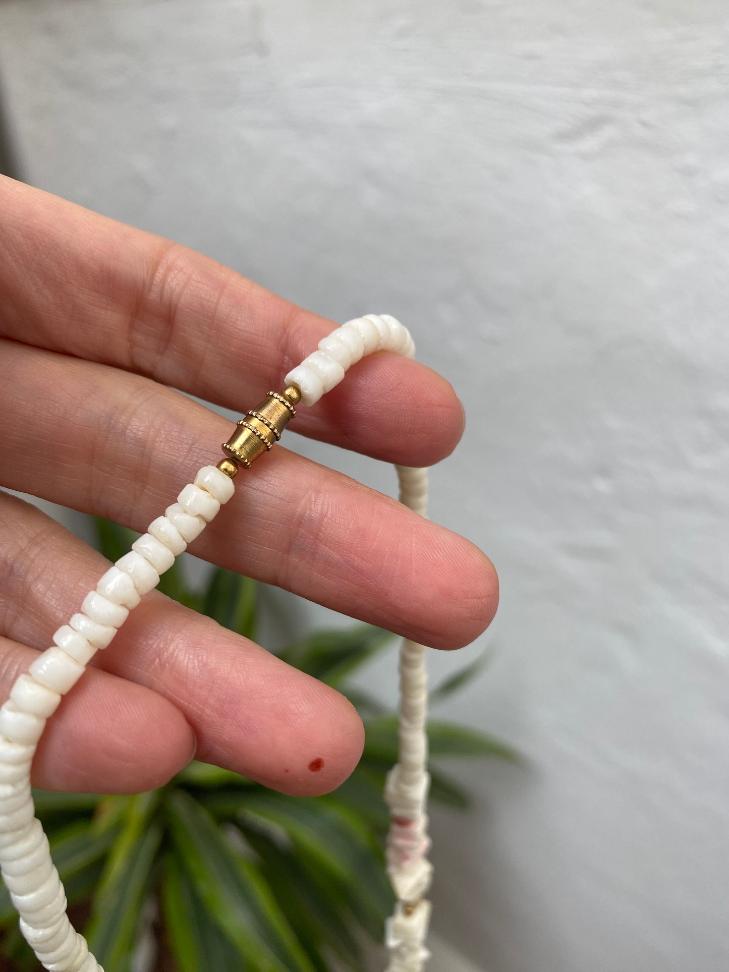 Handcrafted shell necklace