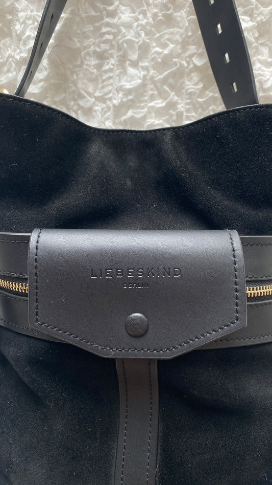 Liebeskind Berlin Suede Shoulder Bag – Dual Strap Design