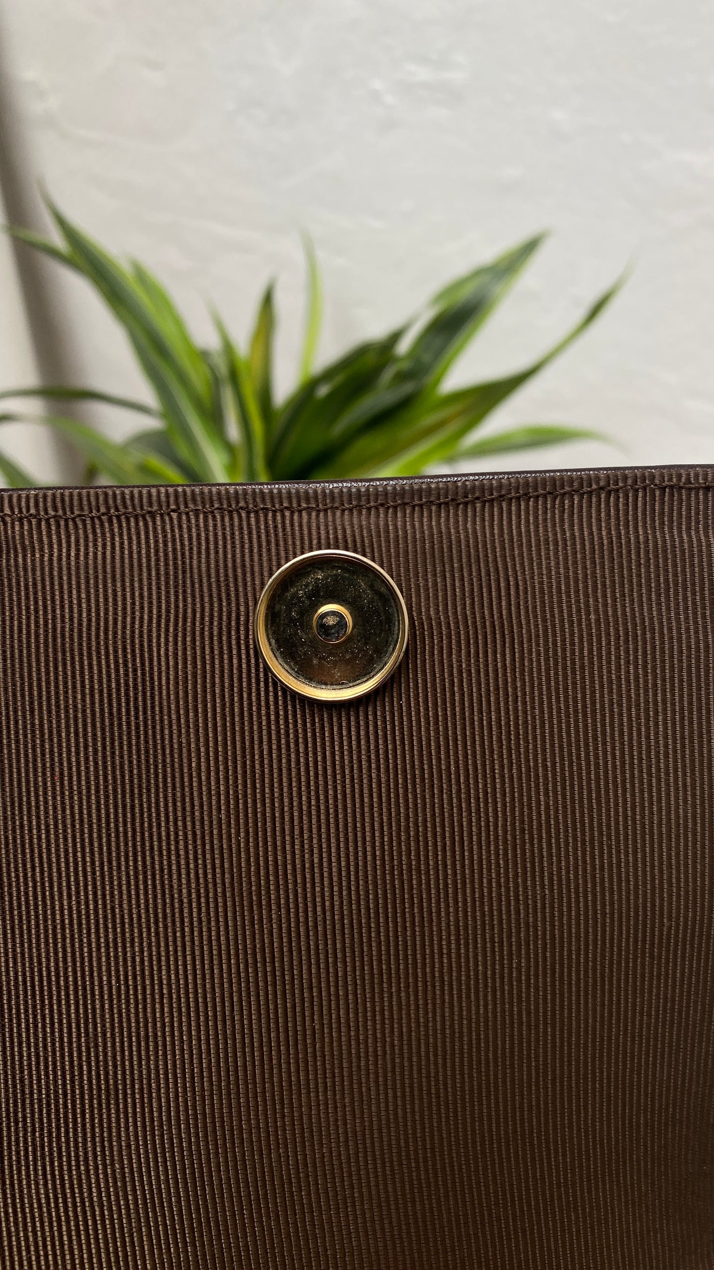Vintage Montbui Dark Brown Leather Handbag