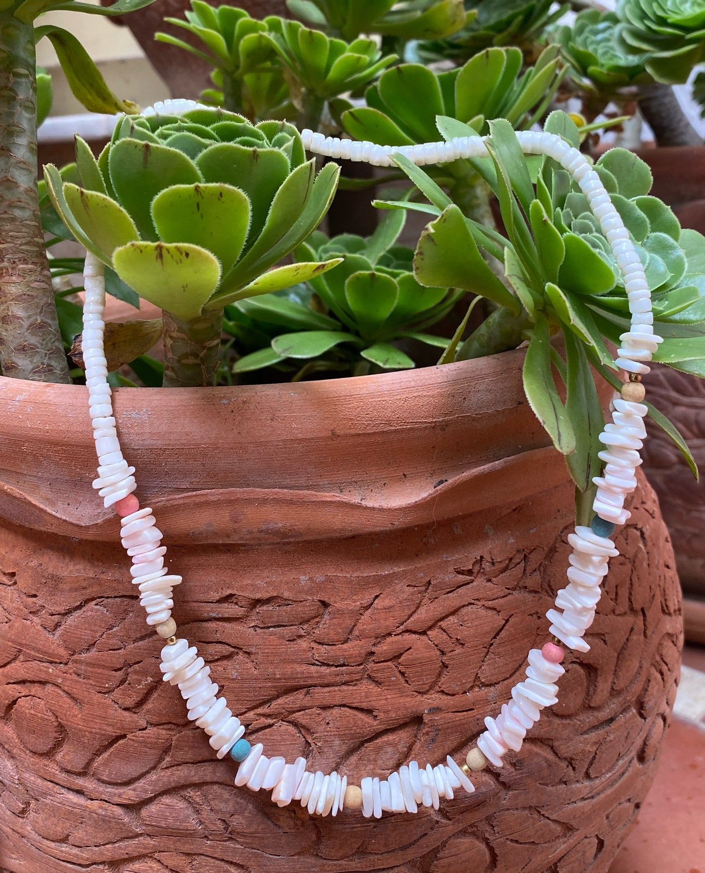 Handcrafted shell necklace