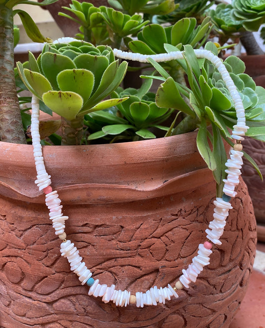 Handcrafted shell necklace