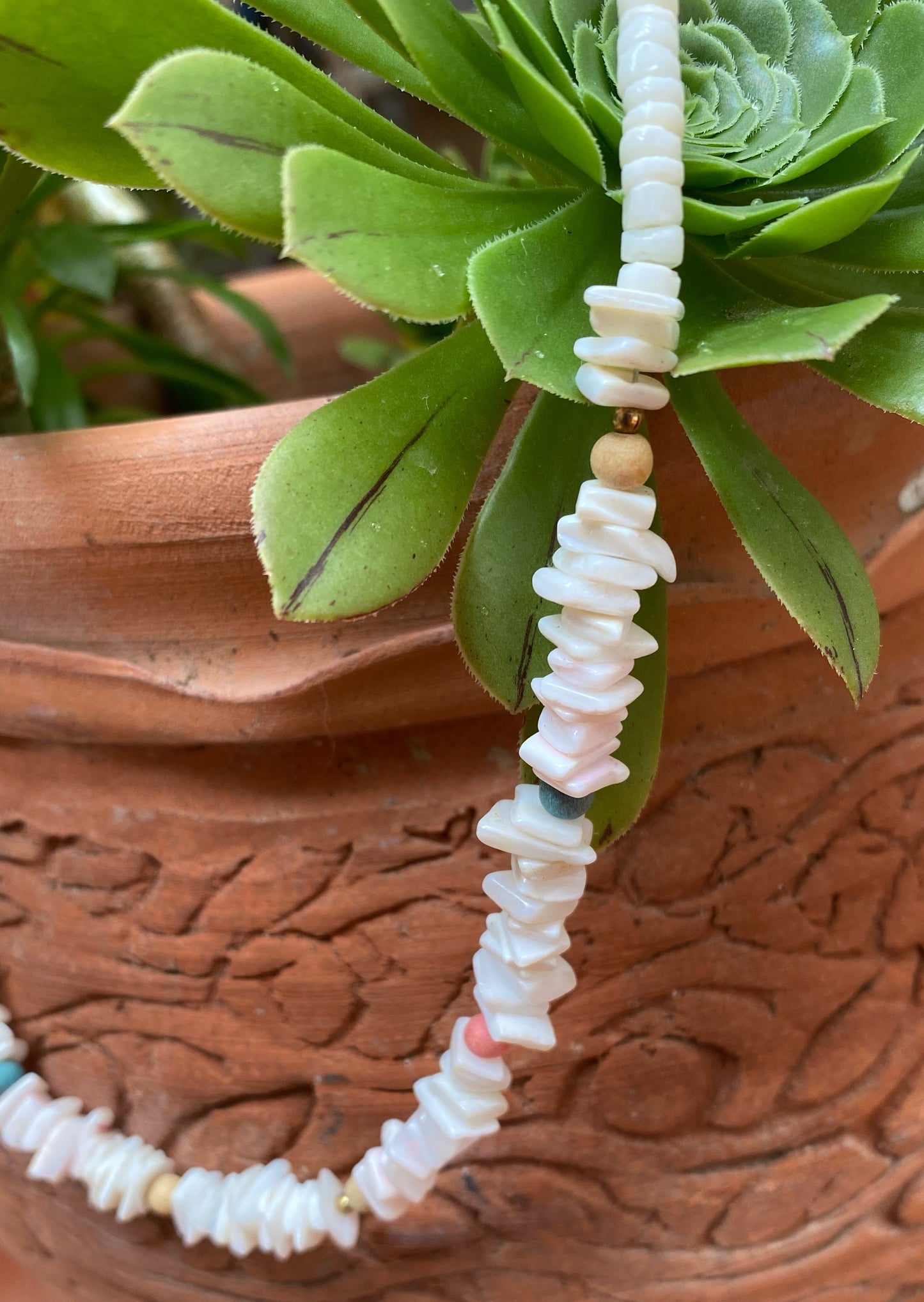 Handcrafted shell necklace
