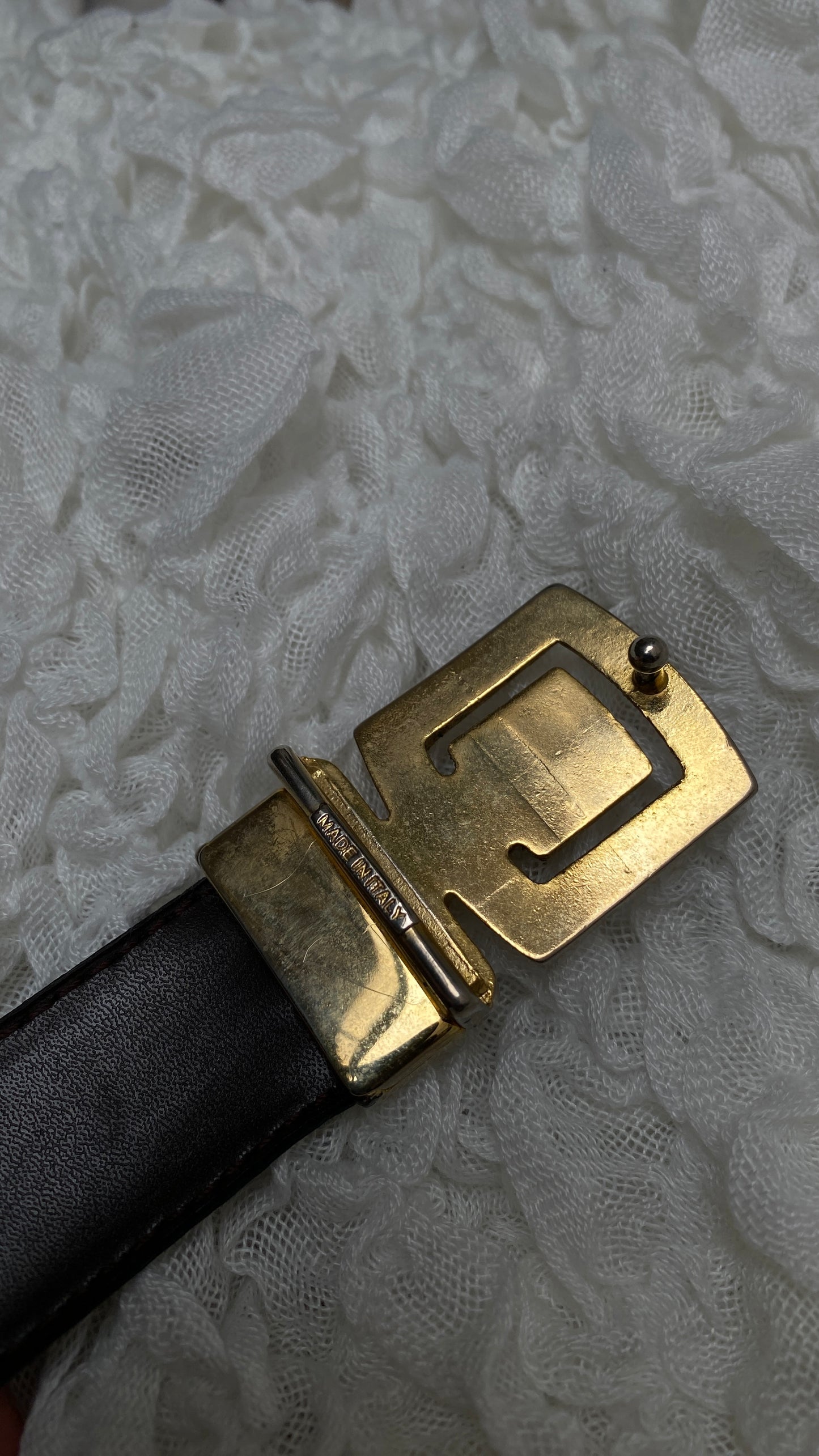 Vintage Pierre Cardin Leather Belt – 103 cm