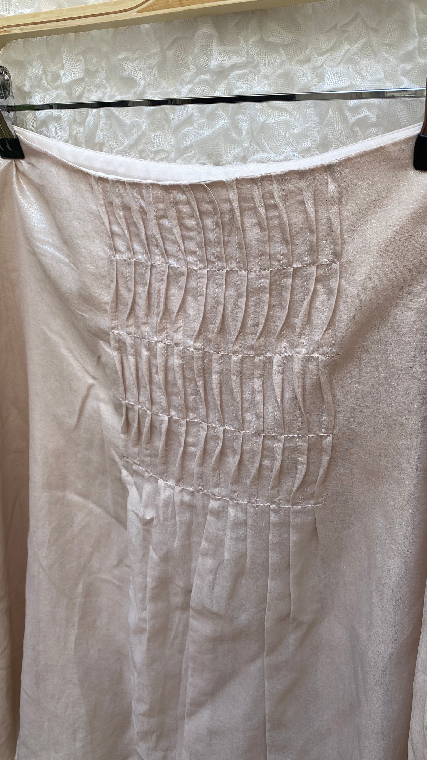St. Emile Midi Skirt – Silk & Cotton (Size S)