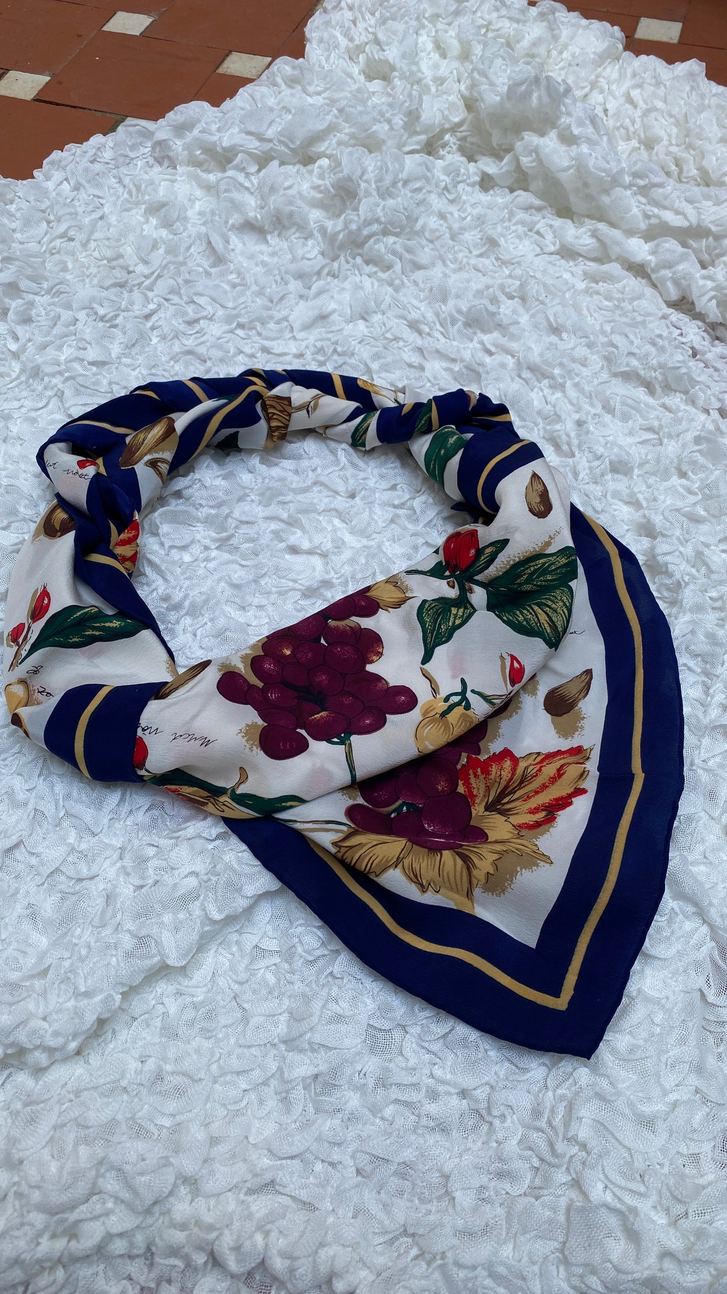 Vintage silk scarf