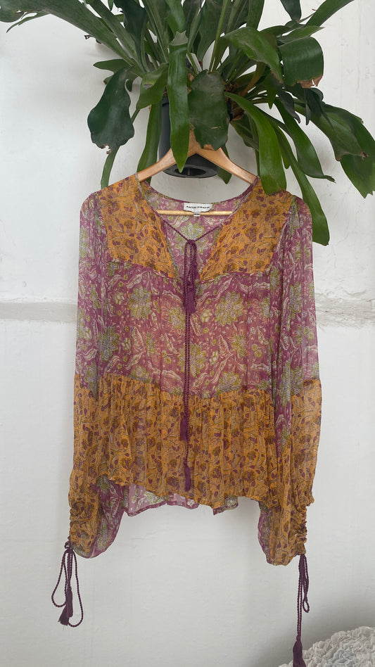Antik Batik Bohemian Blouse – Size 38